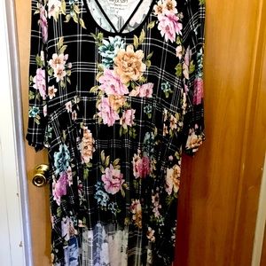 2 Torrid High/Low blouse 4x